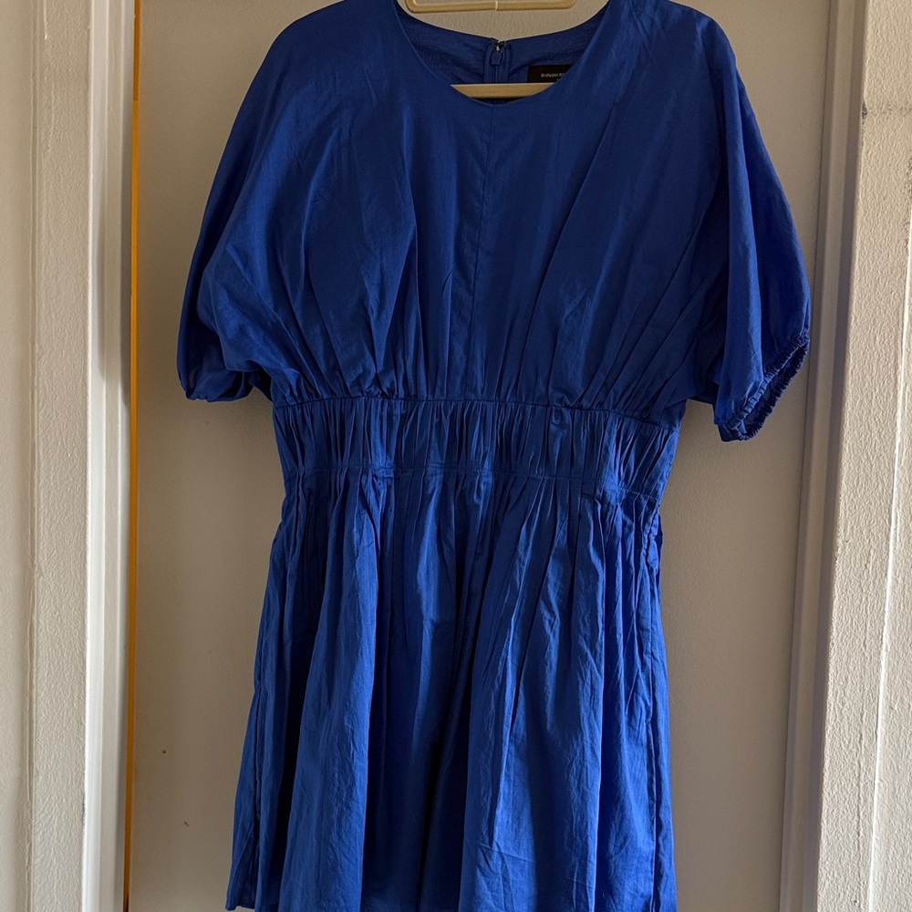 Banana Republic Cobalt Blue Short Sleeve Dress